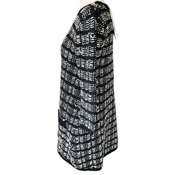 Zara Tweed Minidress Women's Small Dark Academia Preppy Twee Long Sleeve A-line - Picture 2 of 8